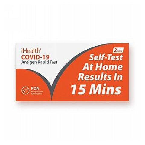 I Health, Covid-19 Antigen Rapid Test, 2 Count
