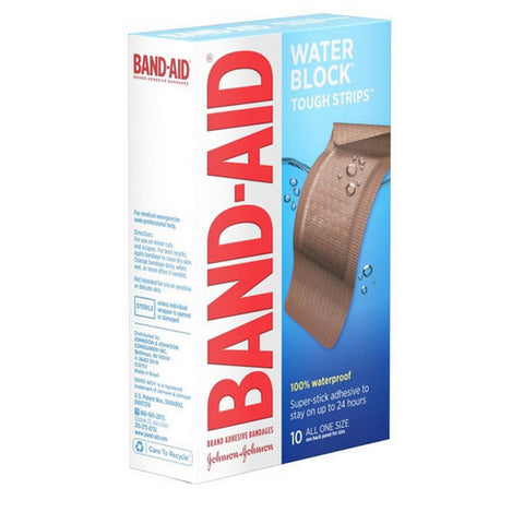 Band-Aid, Water Block Flex Knuckle & Fingertip Adhesive Bandages Assorted, 10 Count