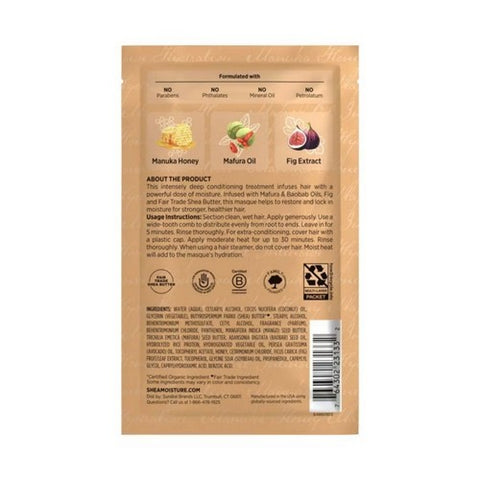 Shea Moisture, Intensive Hydration Hair Masque Manuka & Mafura, 2 Oz