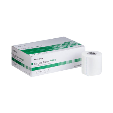 McKesson, Paper Medical Tape 2 Inch x 10 Yard White, 1 Roll