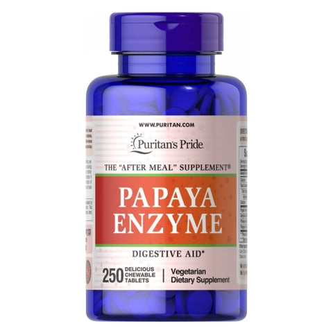 Puritan's Pride, Papaya Enzyme, 250 Chewables