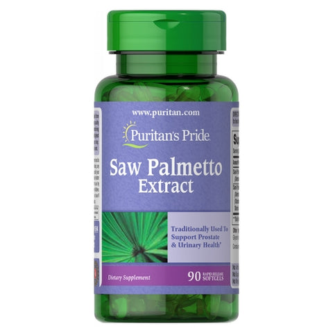 Puritan's Pride, Saw Palmetto Extract, 90 Softgels