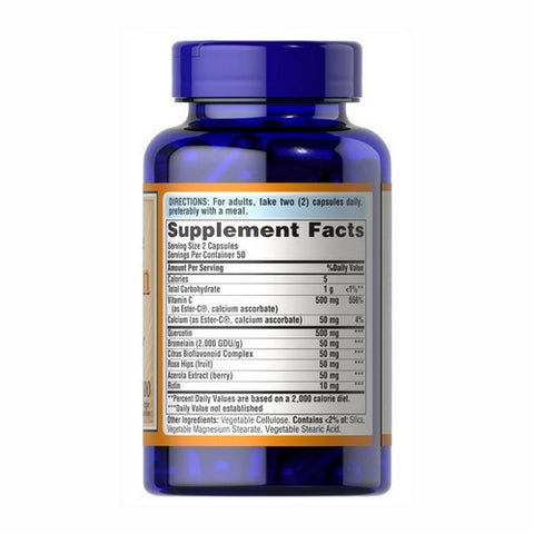 Puritan's Pride, Quercetin Complex with Vitamin C, 100 Vegi Caps