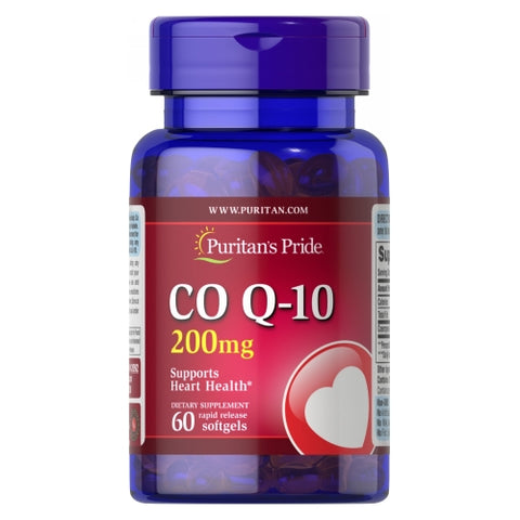 Puritan's Pride, CoQ-10, 200 mg, 60 Rapid Release Softgels