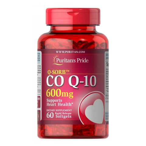 Puritan's Pride, CoQ-10, 600 mg, 60 Rapid Release Softgels