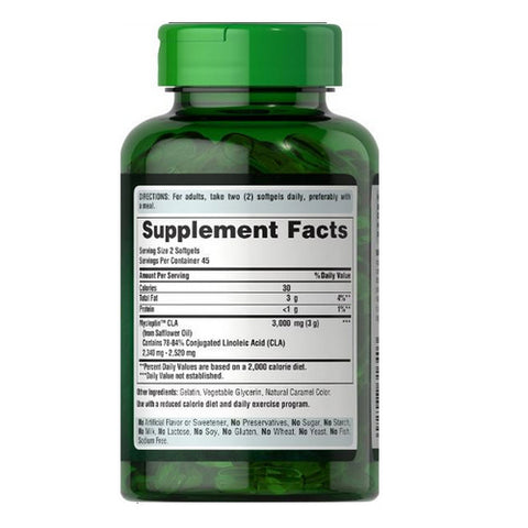 Puritan's Pride, Super Strength Myo-Leptin CLA, 1500 mg, 90 Softgels