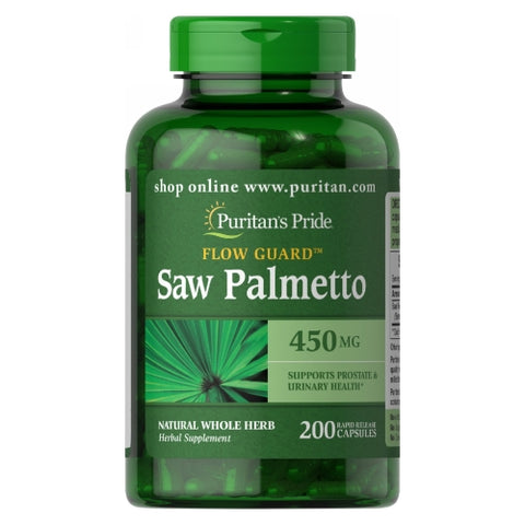 Puritan's Pride, Saw Palmetto, 450 mg, 200 Capsules