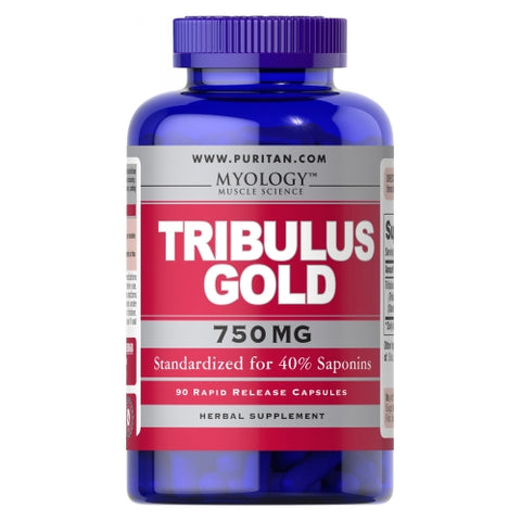 Puritan's Pride, Tribulus Gold Standardized Extract, 750 mg, 90 Capsules