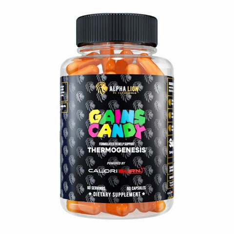 Alpha Lion, Gains Candy Caloriburn, 60 Capsules