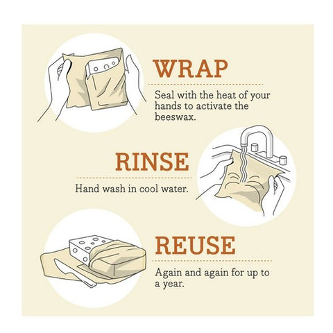 Bees Wrap, Honeycomb Single Medium Wrap, 1 Count