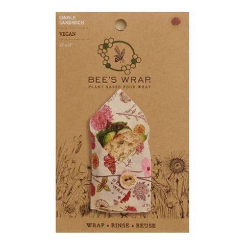 Bees Wrap, Meadow Magic Vegan Sandwich Wrap, 1 Count