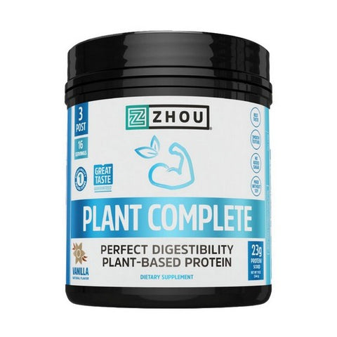 Zhou Nutrition, Plant Complete Vanilla, 540 Grams