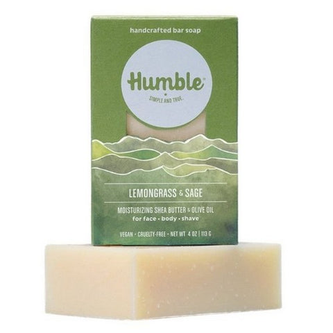 Humble Brands, Lemongrass And Sage Natural Soap, 4 Oz