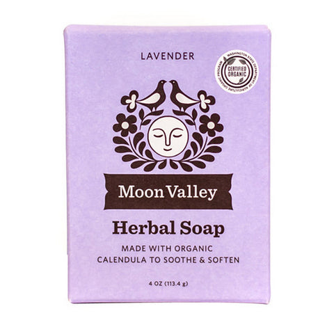 Moon Valley Organics, Herbal Soap Lavender, 4 Oz