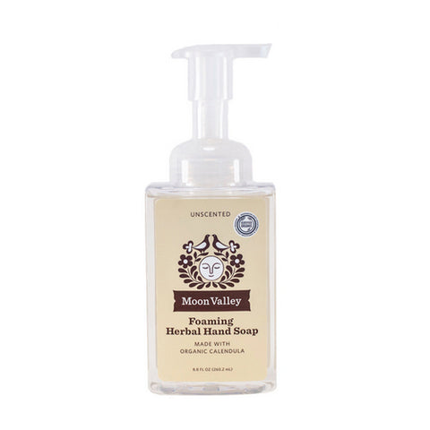 Moon Valley Organics, Organics Foaming Herbal Hand Soap Unscented, 8.8 Oz