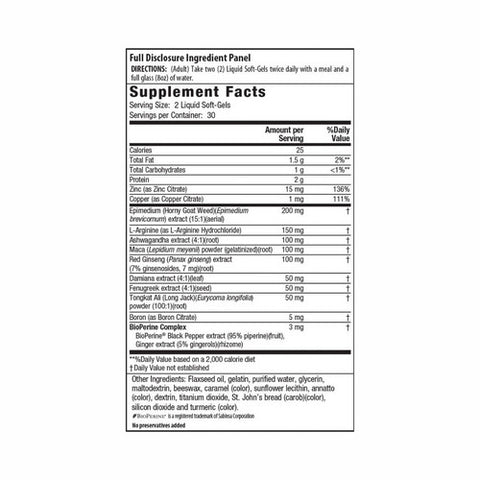 Irwin Naturals, Libido Max for Active Men, 60 Softgels