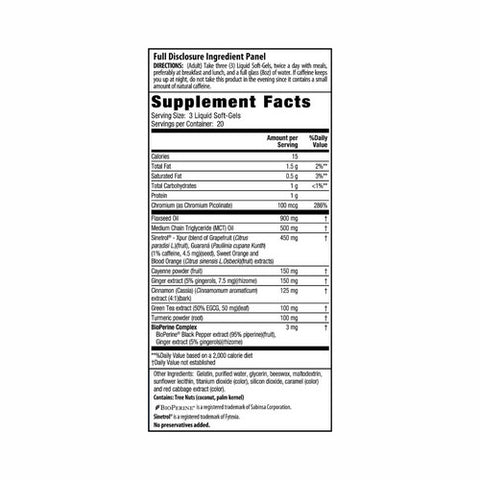 Irwin Naturals, Thermo Burn Stubborn Fat Metabolizer, 60 Softgels