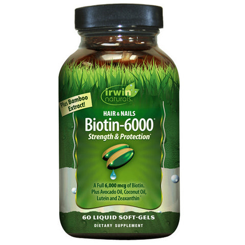 Irwin Naturals, Biotin Strength And Protection, 60 Softgels