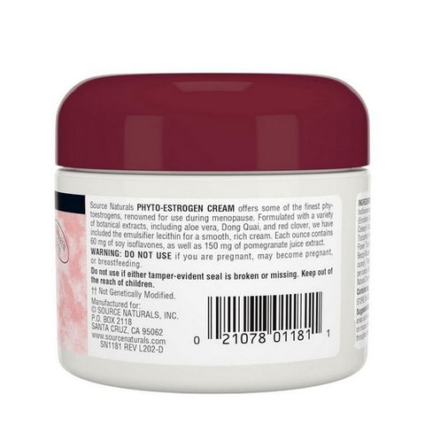 Source Naturals, Phyto-Estrogen, Cream 2 Oz