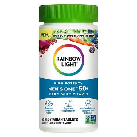Rainbow Light, Men's One 50+ Daily Multivitamin, 60 Tabs
