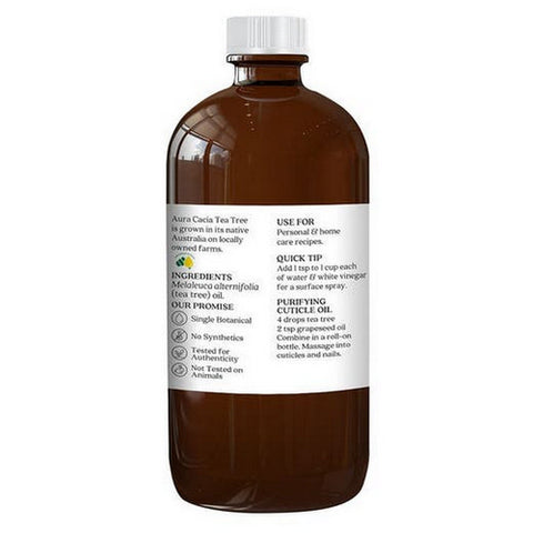 Aura Cacia, Tea Tree Essential Oil, 16 Oz