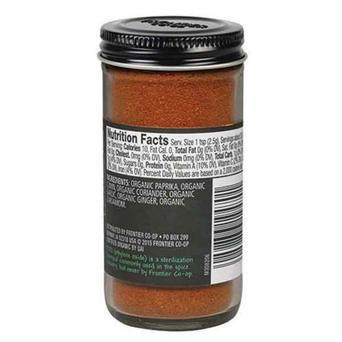 Frontier Coop, Organic Tandoori Masala Seasoning, 1.80 Oz