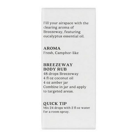 Aura Cacia, Breezeway Essential Oil Blend Boxed, 0.5 Oz