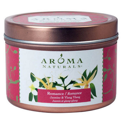 Aroma Naturals, Romance Pink Small Tin 2, 1 Candle