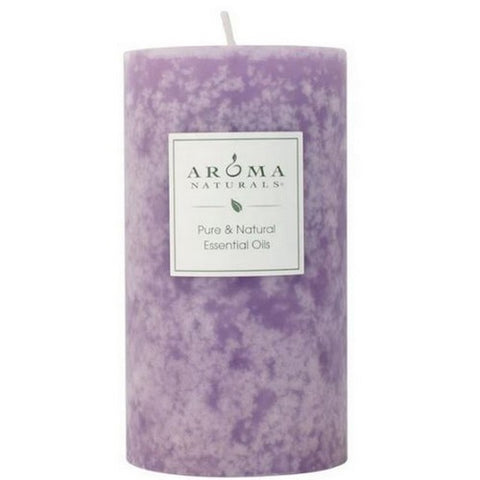 Aroma Naturals, Serenity Purple Pillar 2, 1 Candle
