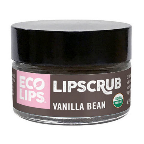 Eco Lips, Lip Scrub Vanilla Bean, 0.5 Oz