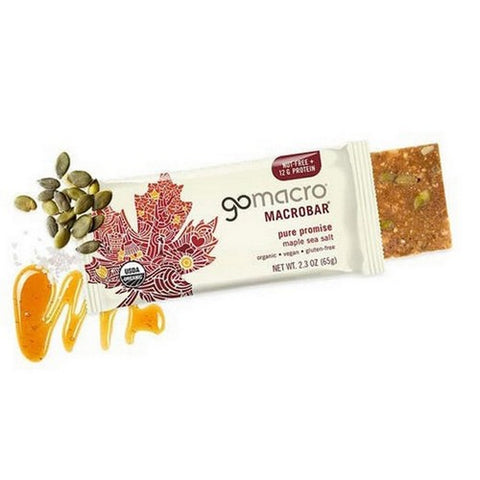Gomacro, MacroBar Maple Sea Salt, 12 Count