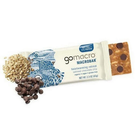 Gomacro, MacroBar Oatmeal Chocolate Chip, 12 Count