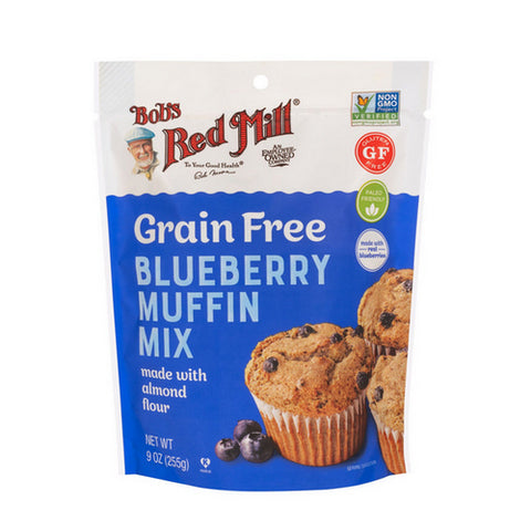 Bobs Red Mill, Grain Free Blueberry Muffin Mix, 9 Oz