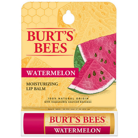 Burts Bees, Watermelon Lip Balm Blister, 1 Count
