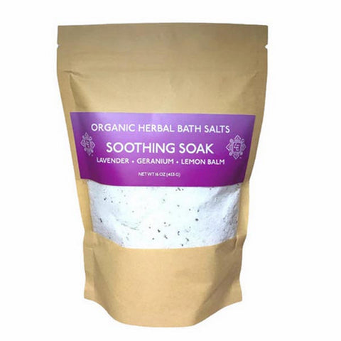 Four Elements Herbals, Soothing Soak Bath Salts, 16 Oz