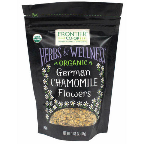 Frontier Coop, Organic German Chamomile Flowers, 1.66 Oz