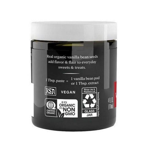 Simply Organic, Organic Vanilla Bean Paste, 4 Oz
