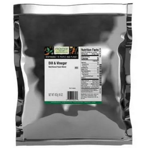 Dill & Vinegar Nutritional Yeast Blend 1 Lb by Frontier Coop