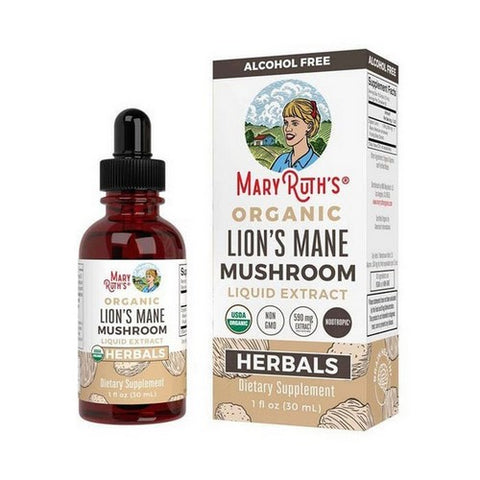 Organic Lion's Mane Liquid Drops 1 Oz by MaryRuth's
