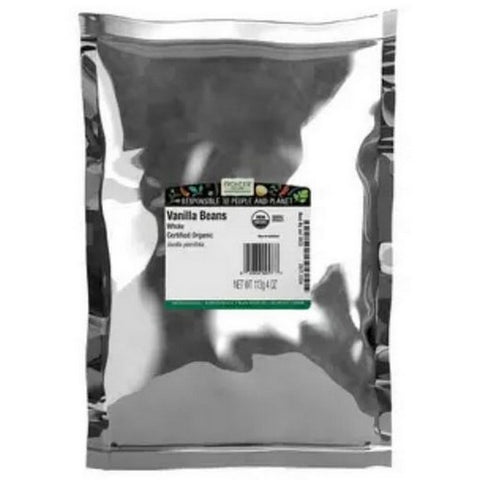 Frontier Coop, Organic Whole Bourbon Vanilla Beans, 4 Oz