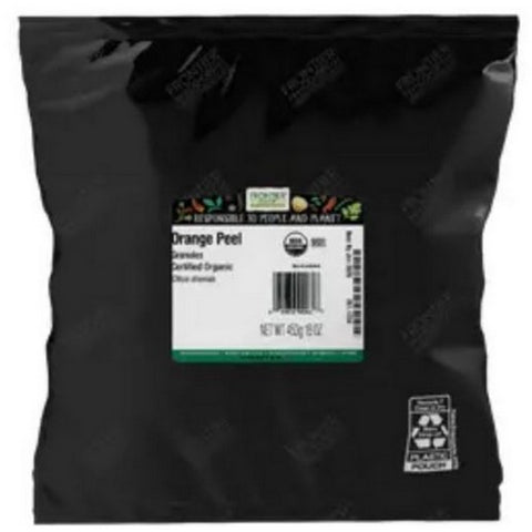 Frontier Coop, Organic Orange Peel Granules, 1 Lb