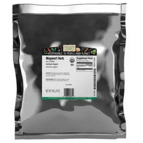 Frontier Coop, Organic Mugwort Herb Cut & Sifted, 1 Lb