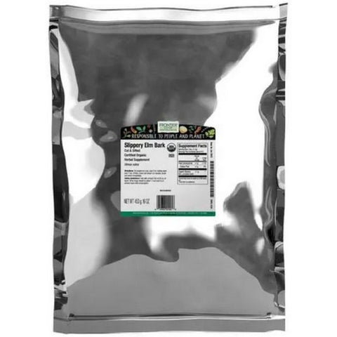 Frontier Coop, Organic Slippery Elm Inner Bark Cut & Sifted, 1 Lb