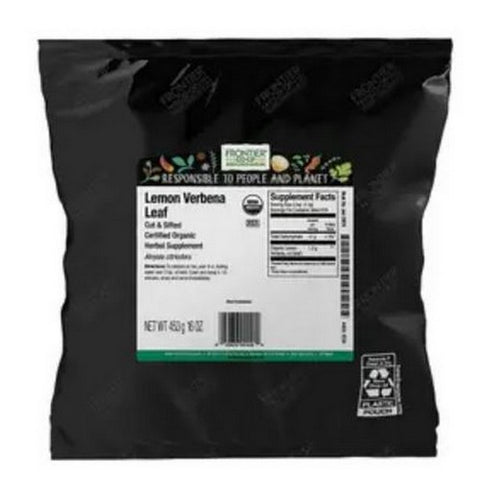 Frontier Coop, Organic Lemon Verbena Leaf Cut & Sifted, 1 Lb