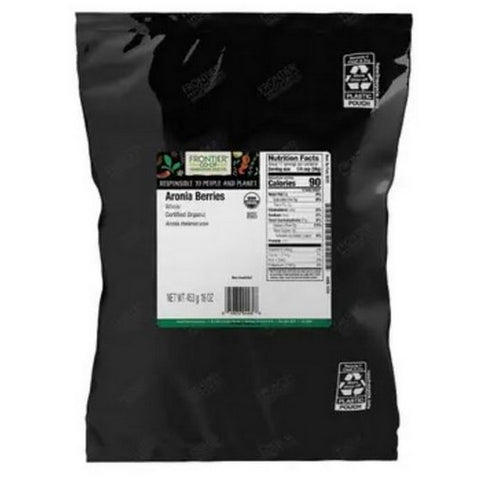 Frontier Coop, Organic Aronia Berries, 1 Lb