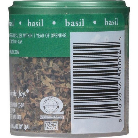 Simply Organic, Organic Basil Leaf, 0.18 Oz