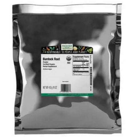 Frontier Coop, Organic Burdock Root Powder, 1 Lb