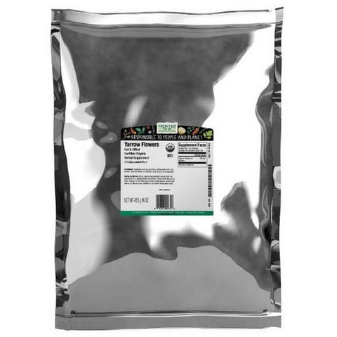 Frontier Coop, Organic Yarrow Flowers Cut & Sifted, 1 Lb