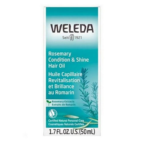Weleda, Rosemary Conditioning Hair Oil, 1.7 Oz