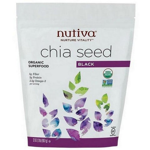 Nutiva, Organic Chia Seeds, 32 Oz